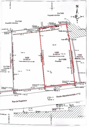 terrain à la vente -   77560  VILLIERS SAINT GEORGES, surface 392 m2 vente terrain - UBI374426644